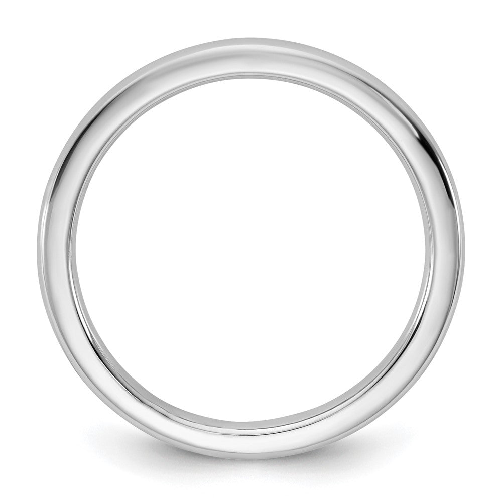 14K White Gold 2mm European Comfort Fit Band