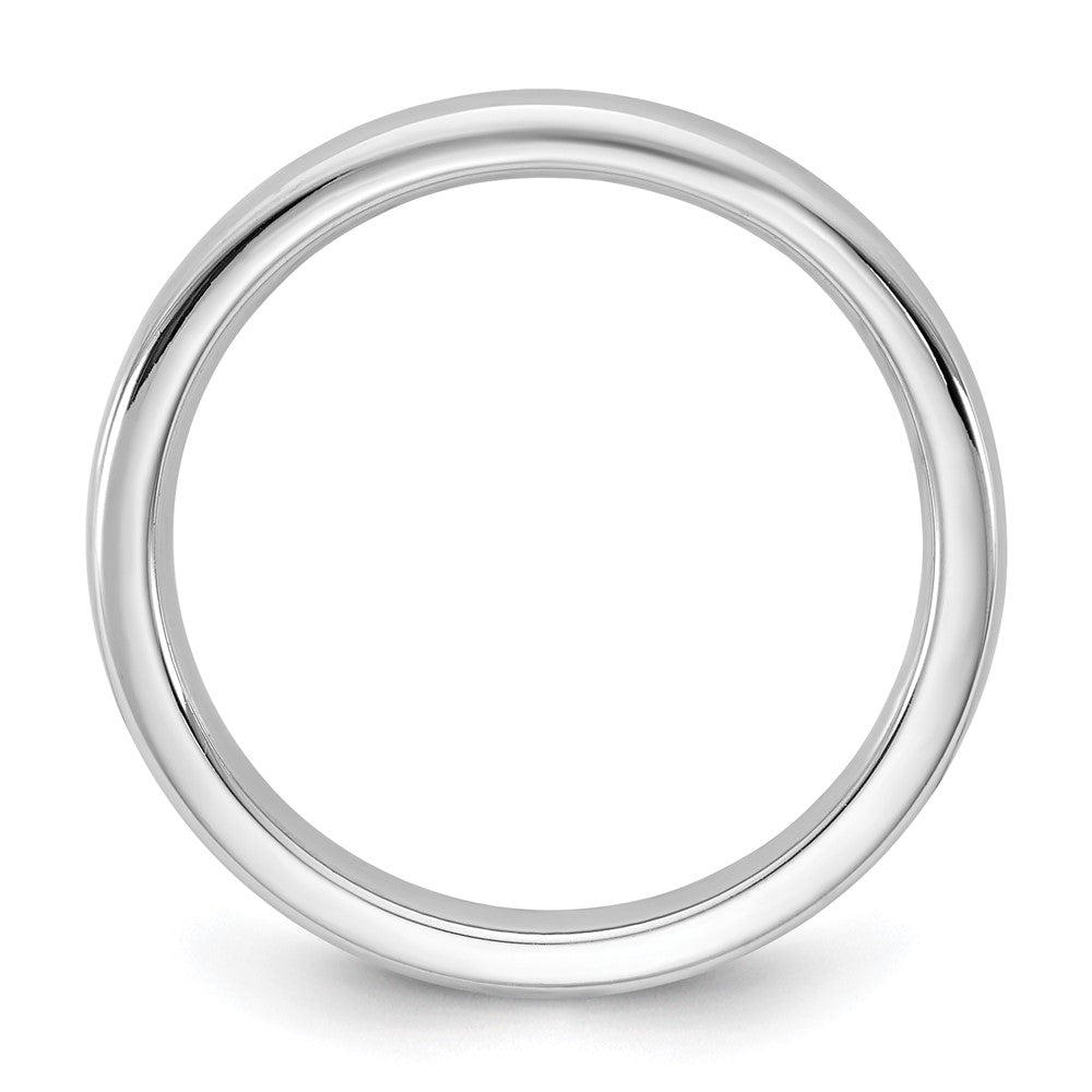 14K White Gold 2.5mm European Comfort Fit Band