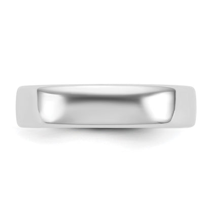 14K White Gold 5mm European Comfort Fit Band