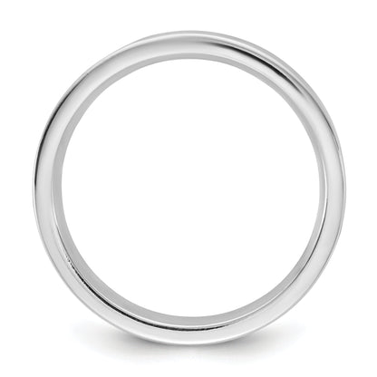 10K White Gold 10Kw 3.5mm Standard Flat Comfort Fit Band Size 10