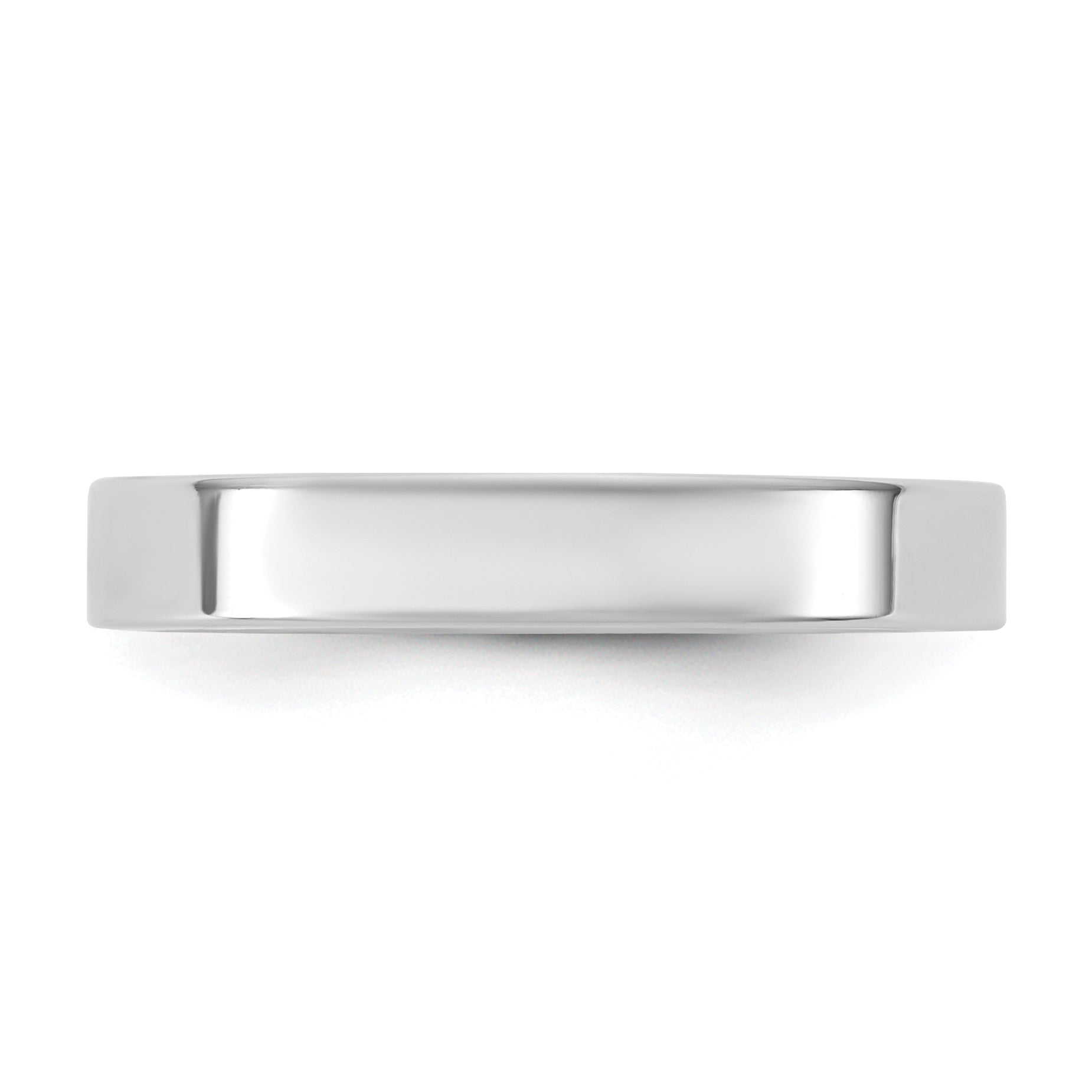 10K White Gold 10Kw 3.5mm Standard Flat Comfort Fit Band Size 11.5