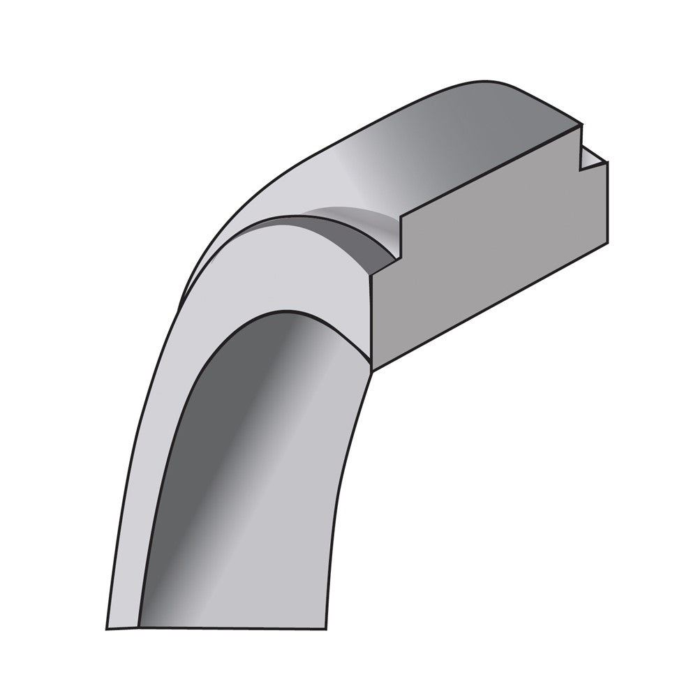 14K White Gold 7mm Flat With Step Edge Band