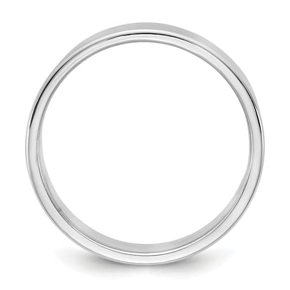 10K White Gold 10Kw 5.5mm Lightweight Flat Band Size 10.5