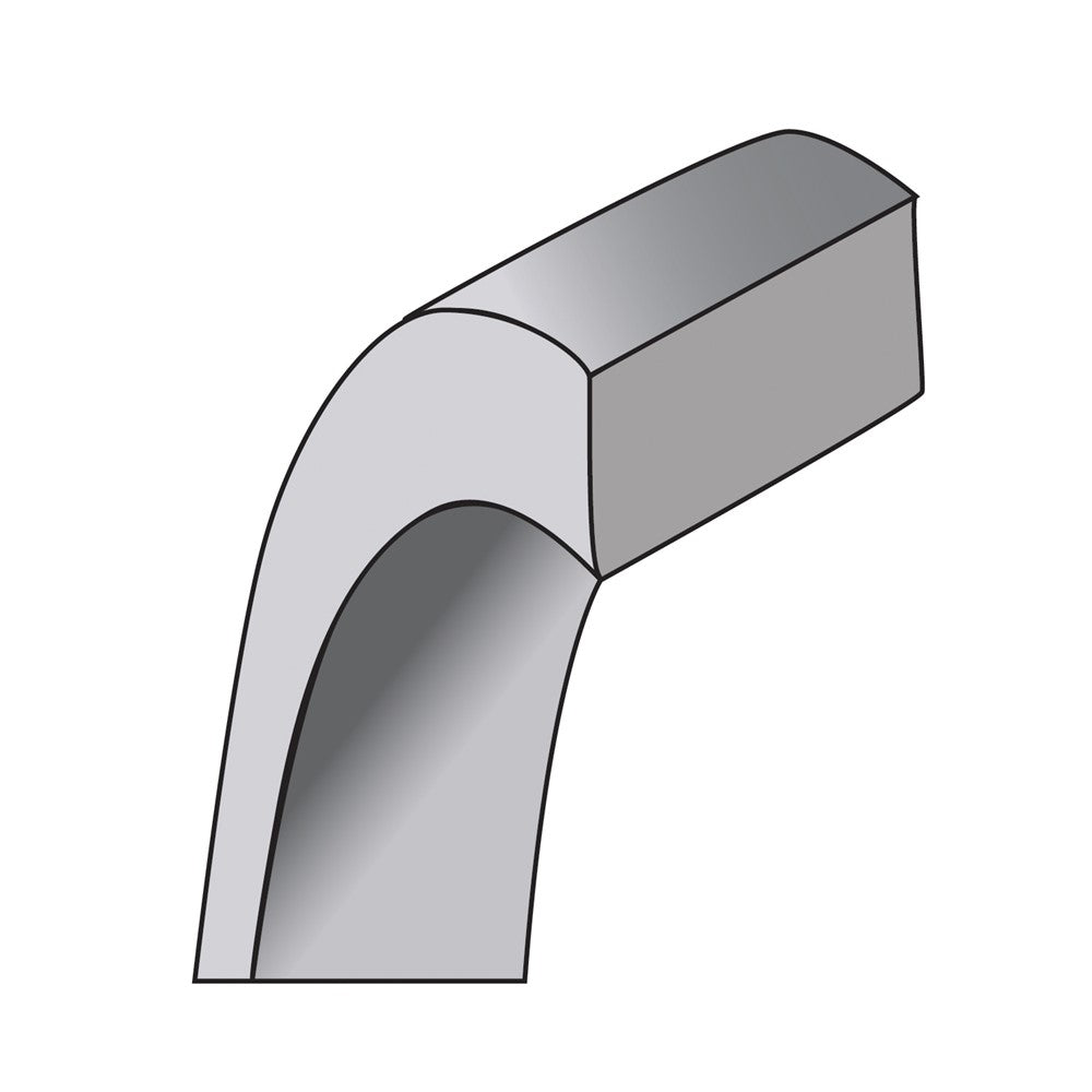 14K White Gold 5.5mm Lightweight Flat Band
