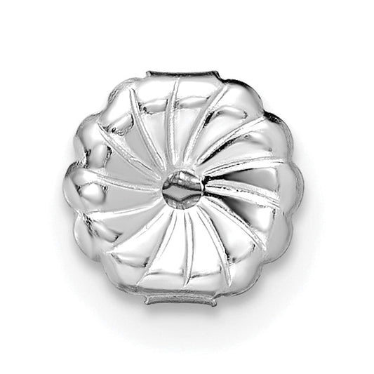 14K White Gold 1 3/4 Ctw Lab Grown Diamond Vs+ F+ Round 4 Prong Heavy Wt. Stud Earrings