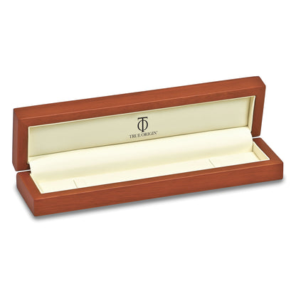 14K Rose Gold True Origin 1/6 Carat Lab Grown Diamond Vs+ F+ Seven Station 7 Inch Bracelet