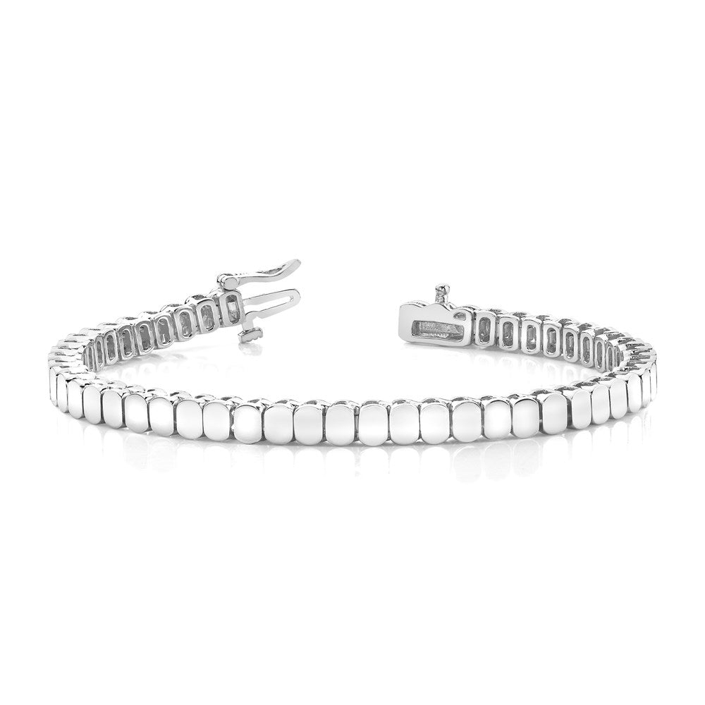 14K White Gold Holds Up To 60 2.5mm Stones Add A Diamond Tennis Bracelet Mo
