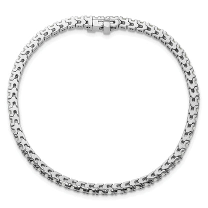 14K White Gold Complete 2.17 Carat Round Vs Diamond 4 Prong 7 Inch Tennis Bracelet
