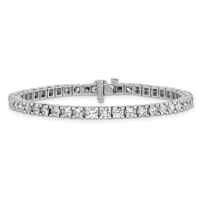 14K White Gold True Origin 6 3/8 Carat Lab Grown Diamond Vs D E F Tennis Bracelet