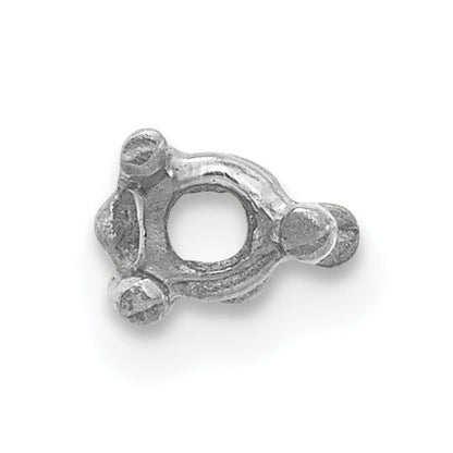 14K White Gold Head Holds Up To 2.75mm For X849 Add A Diamond 7 Inch Bracelet