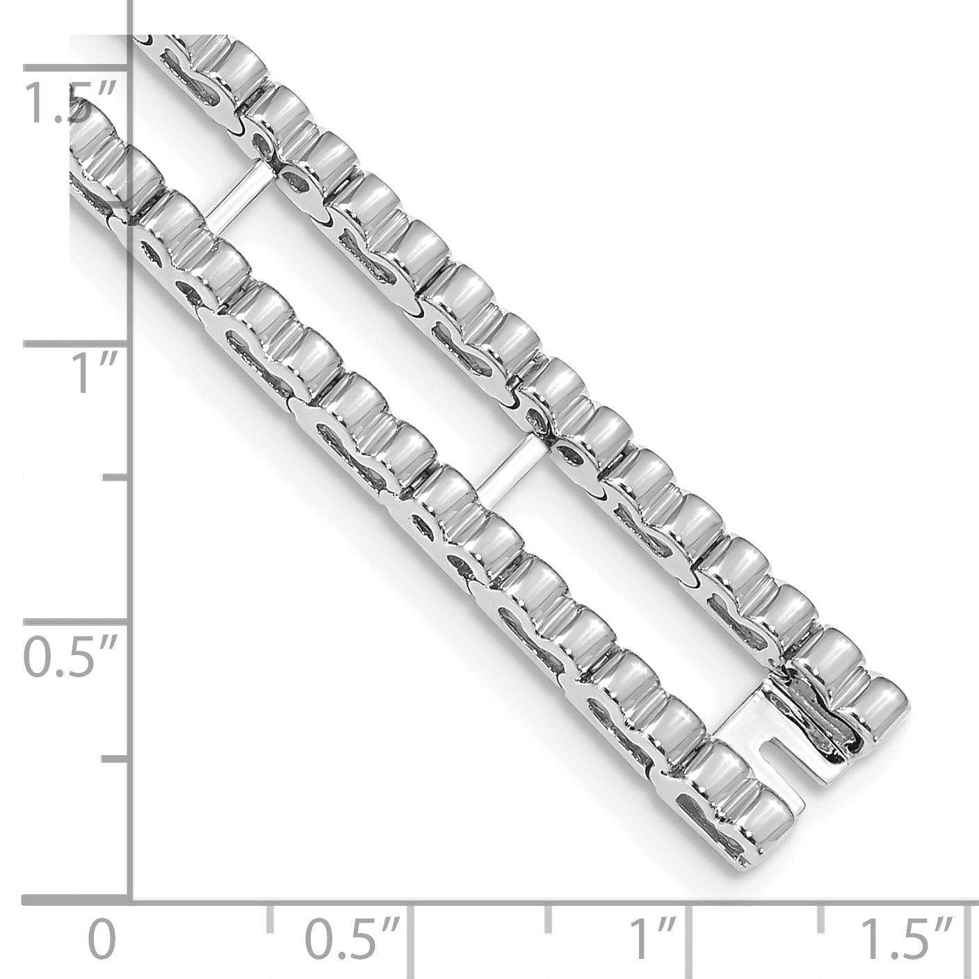 14K White Gold Tennis Jacket Blank