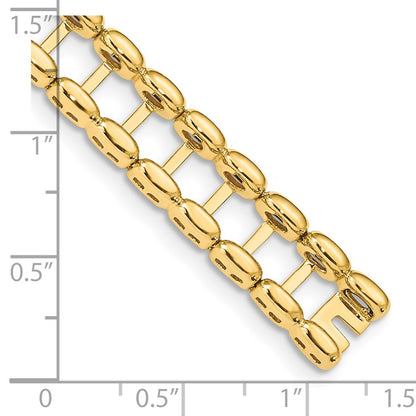 14K Yellow Gold Tennis Jacket Blank