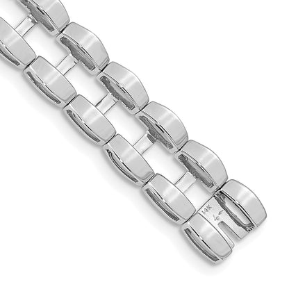 14K White Gold Tennis Jacket Blank