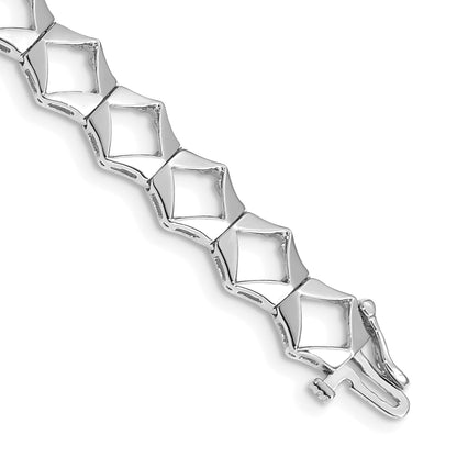 14K White Gold Holds 19 Stones Up To 3.25mm Add A Diamond 7 Inch Tennis Bracelet