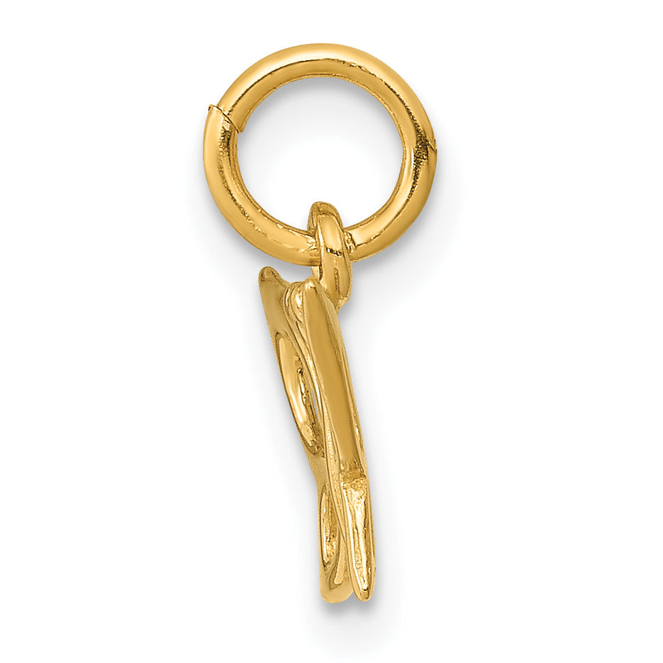 14k Yellow Gold 14k Butterfly Charm