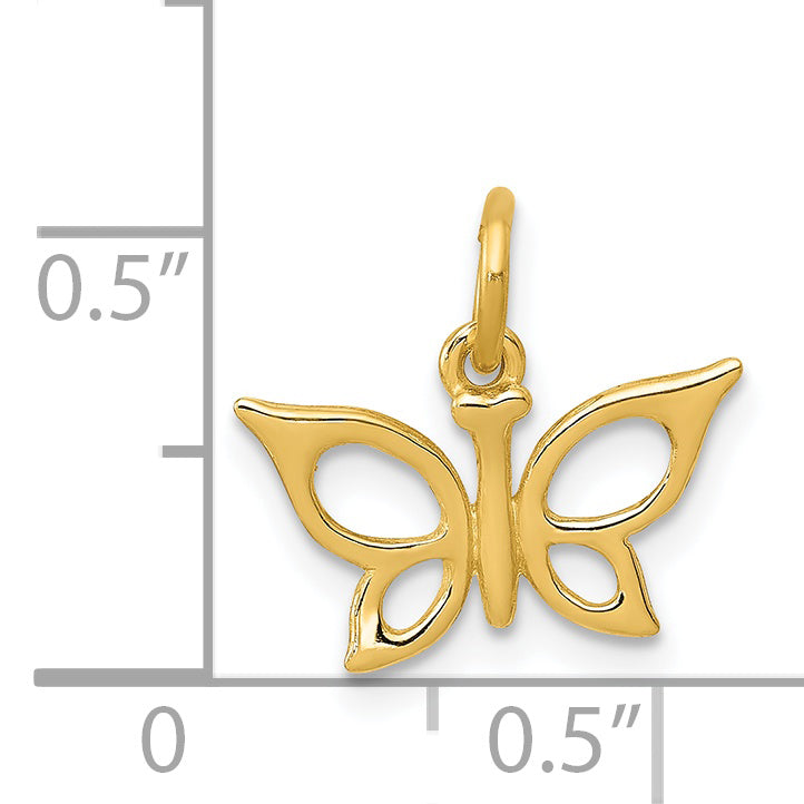 14k Yellow Gold 14k Butterfly Charm