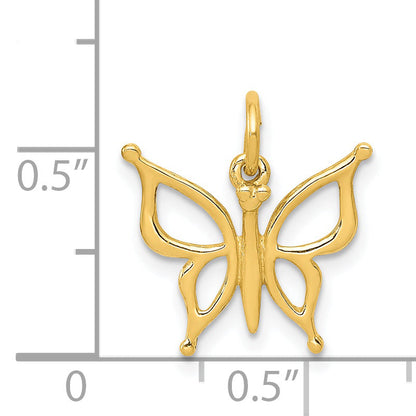 14k Yellow Gold 14k Butterfly Charm