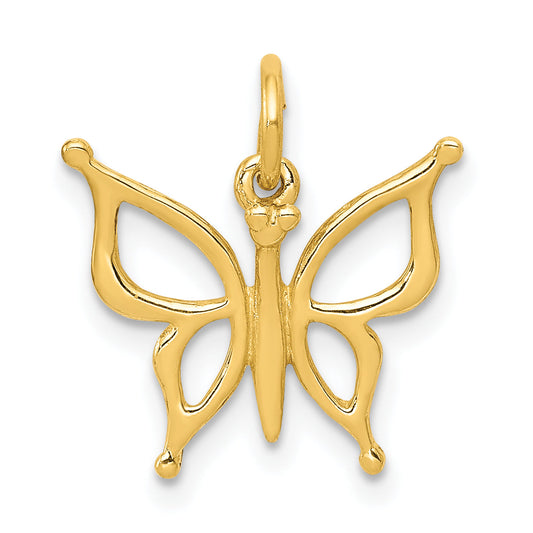 14k Yellow Gold 14k Butterfly Charm