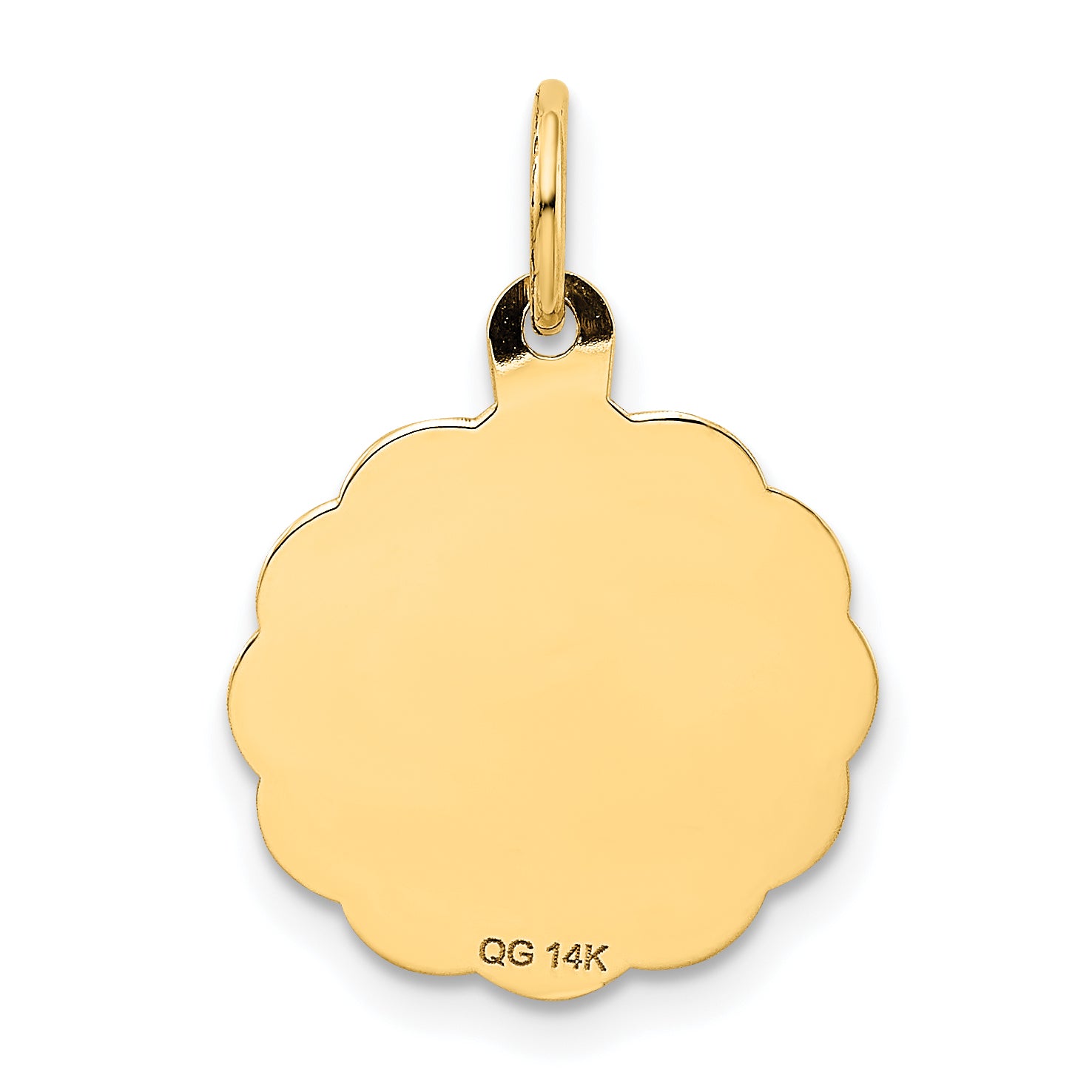 14k Yellow Gold 14K A DATE TO REMEMBER Disc Charm