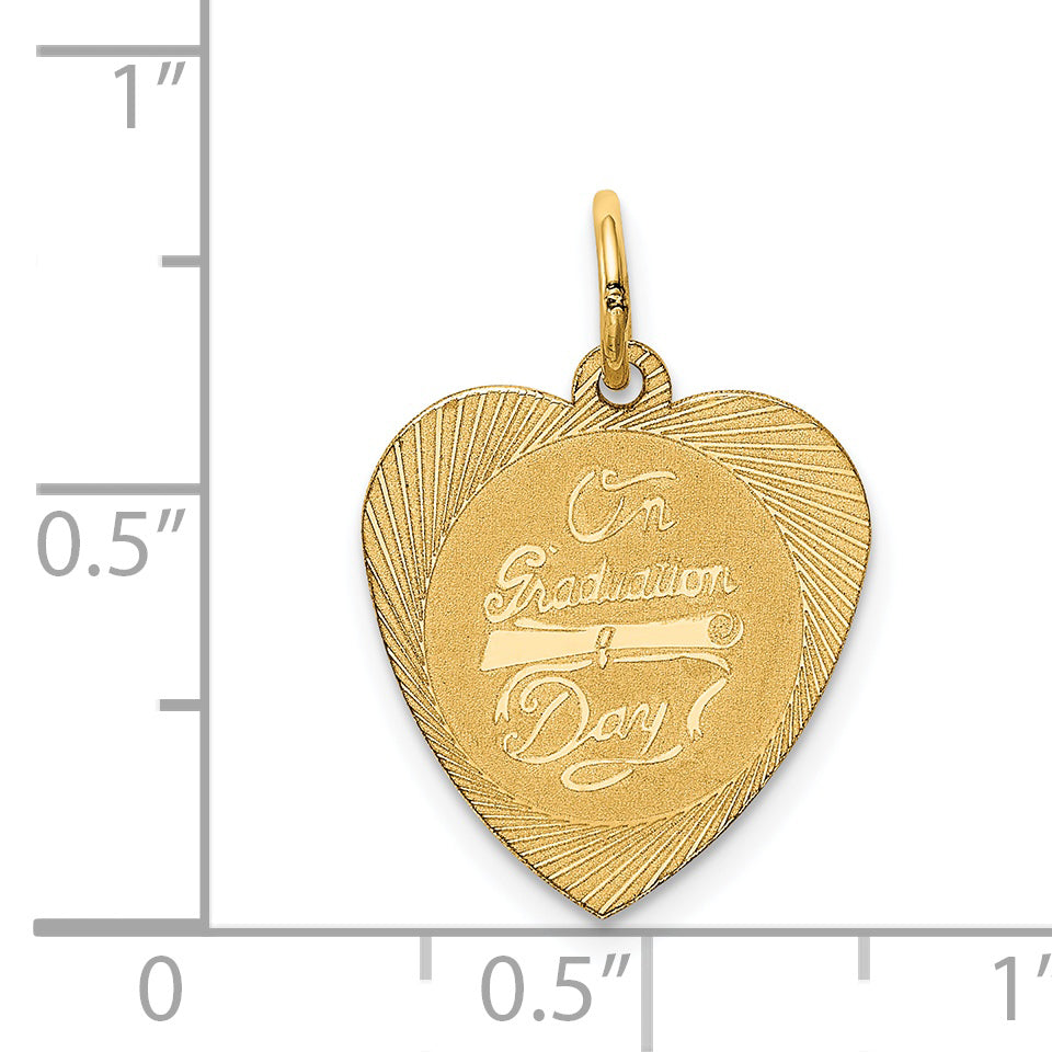 14k Yellow Gold 14k On Graduation Day Charm