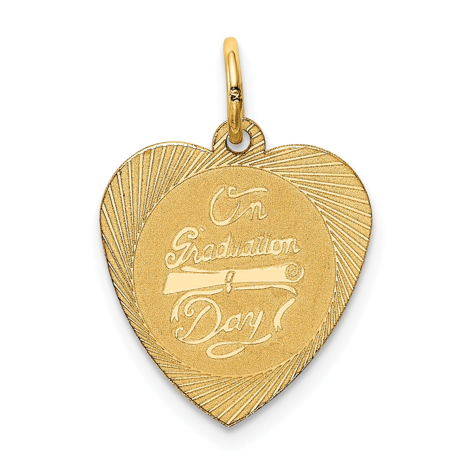 14k Yellow Gold 14k On Graduation Day Charm