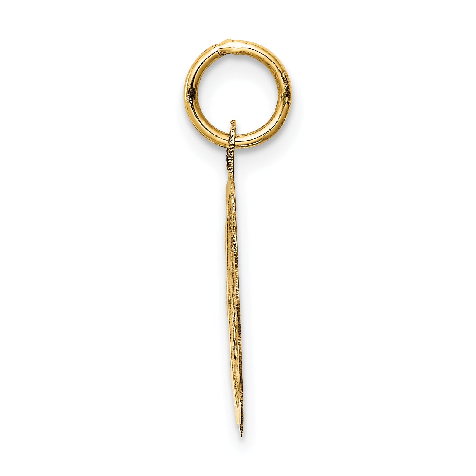 14k Yellow Gold 14k Merry Christmas Disc Charm