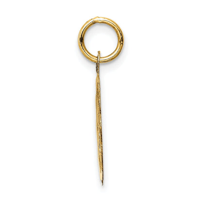 14k Yellow Gold 14k Merry Christmas Disc Charm