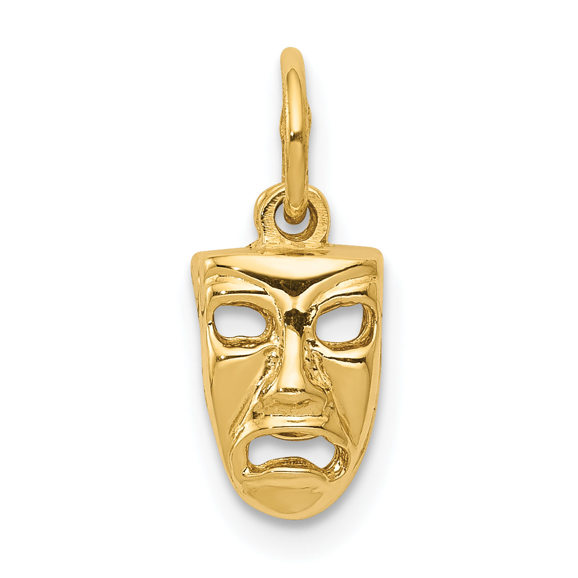 14k Yellow Gold 14k Comedy/Tragedy 2-Piece Charm