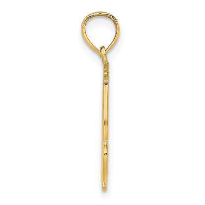 14k Yellow Gold 14K I LOVE YOU Script Charm