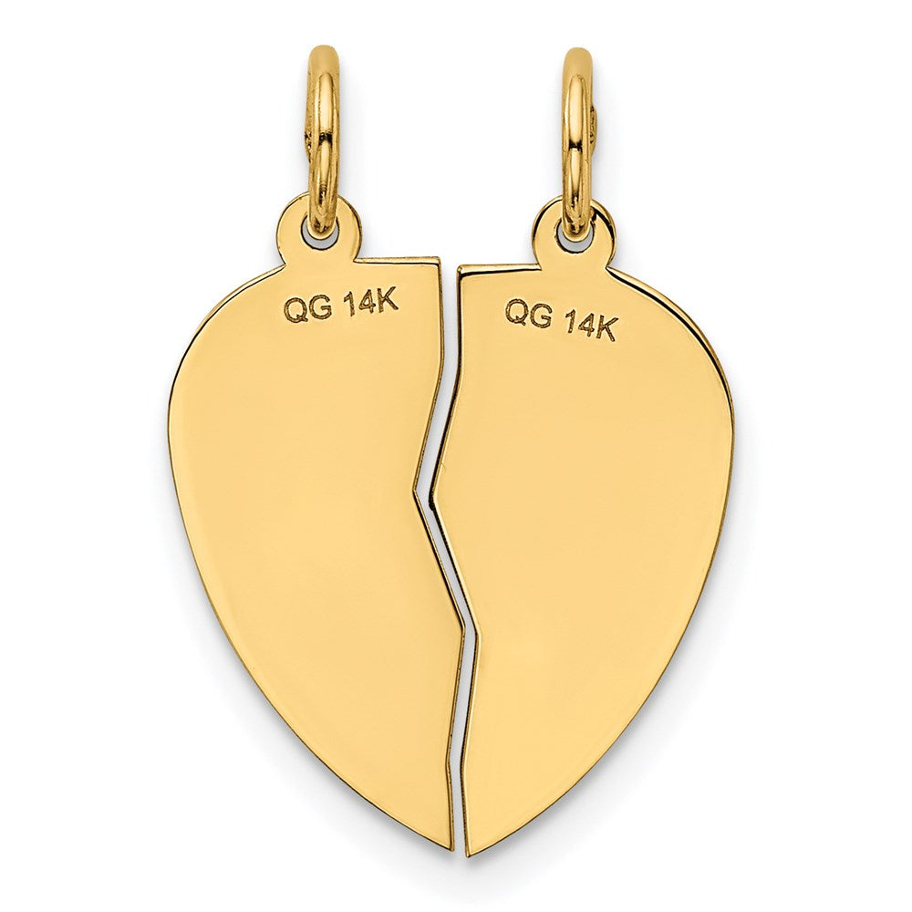 14k Yellow Gold 14k Break-apart I LOVE YOU Charm