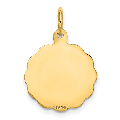 14k Yellow Gold 14K Happy 20th ANNIVERSARY Charm