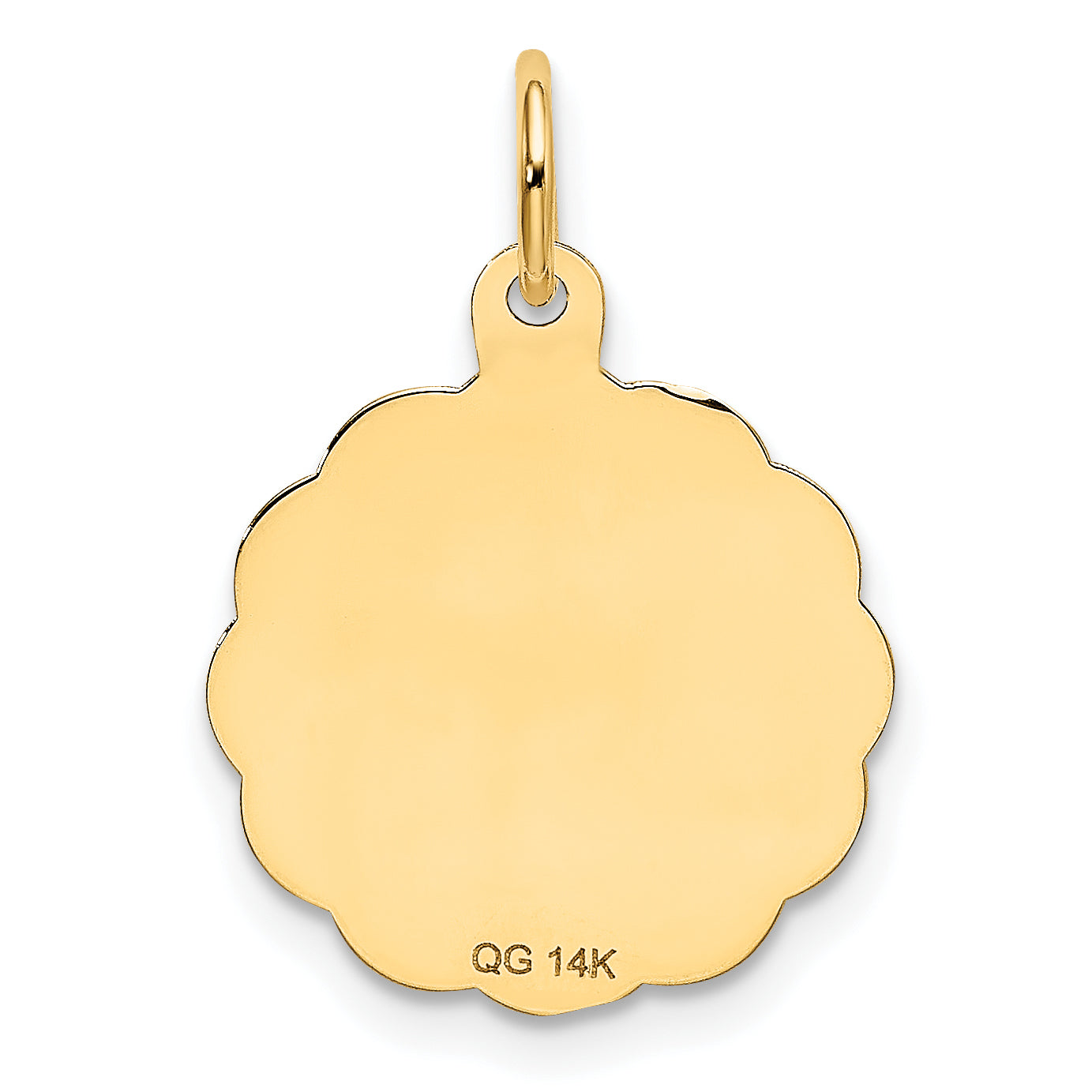 14k Yellow Gold 14k #1 GRANDPA Disc Charm