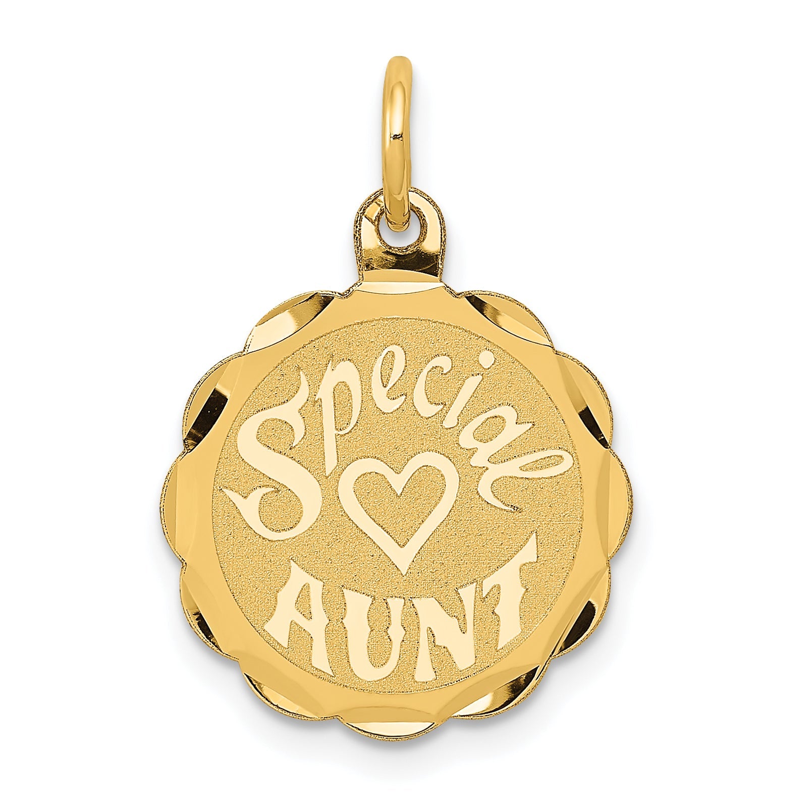14k Yellow Gold 14K SPECIAL AUNT Charm