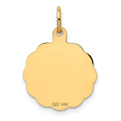 14k Yellow Gold 14K #1 GODMOTHER Charm