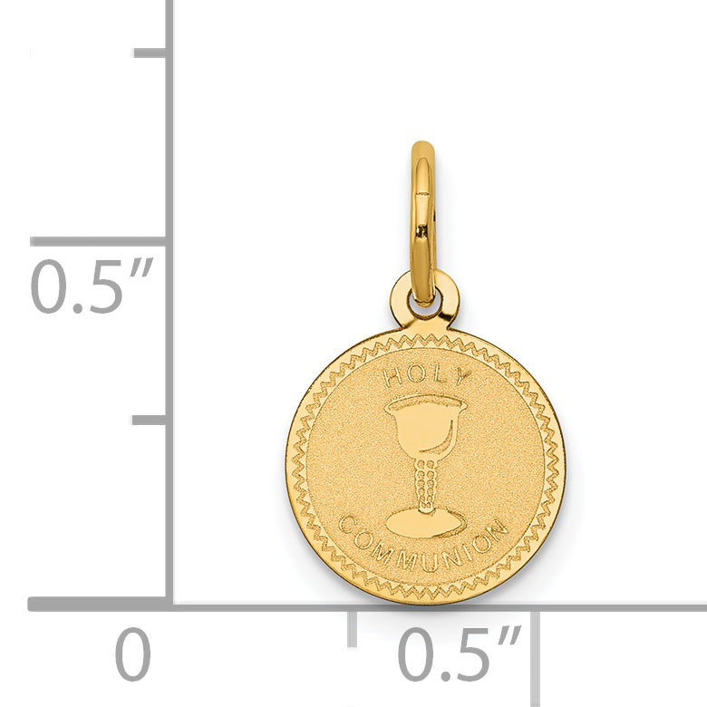 14k Yellow Gold 14k Holy Communion Charm