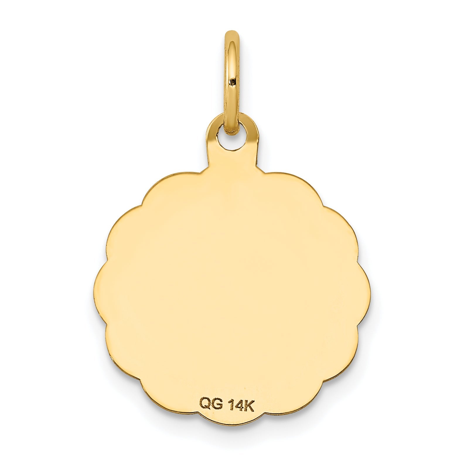 14k Yellow Gold 14k Holy Communion Disc Charm