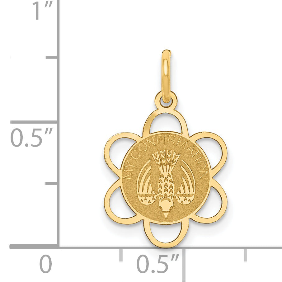 14k Yellow Gold 14k My Confirmation Charm