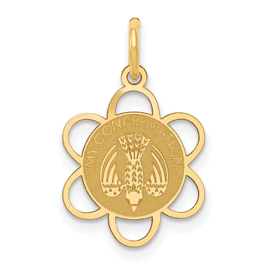 14k Yellow Gold 14k My Confirmation Charm