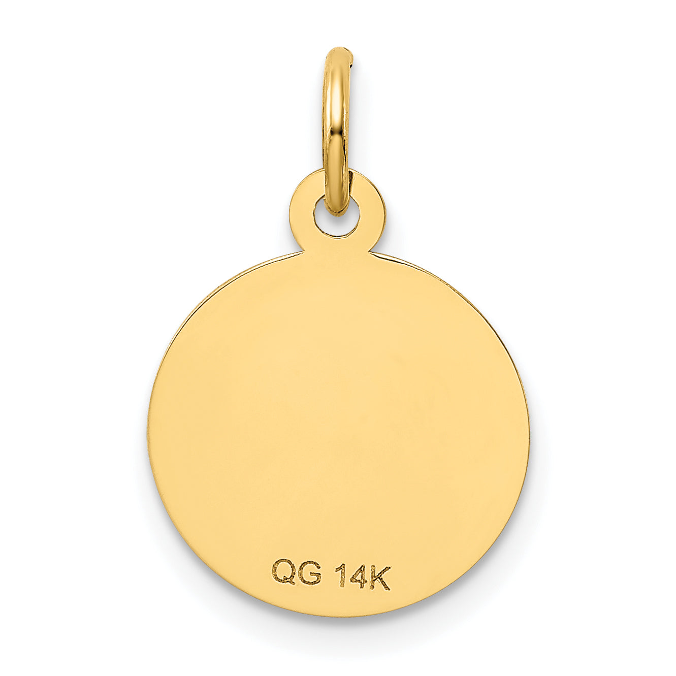 14k Yellow Gold 14k SWEET 16 Disc Charm