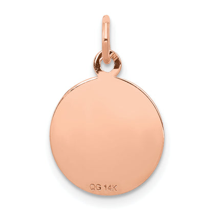 14k Rose Gold 14k Rose-Gold Holy Communion Charm