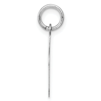 14k White Gold 14k White Gold Polished Musical Note Charm