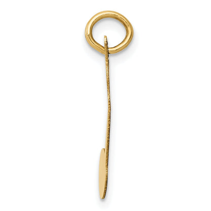 14k Yellow Gold 14k Polished Musical Note Charm