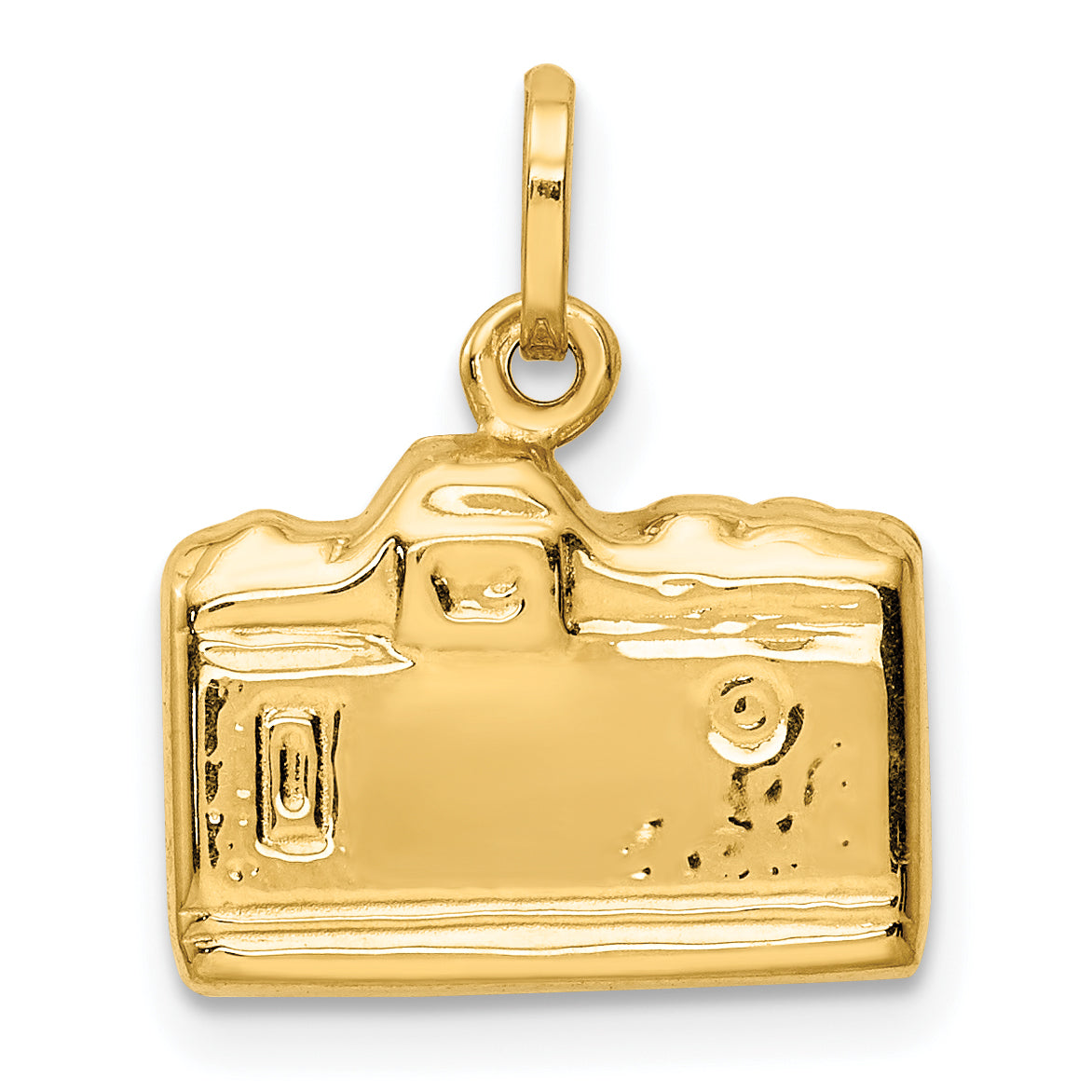 14k Yellow Gold 14k 3-D Polished Camera Charm