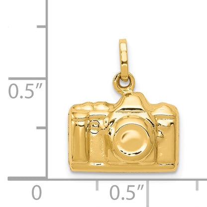 14k Yellow Gold 14k 3-D Polished Camera Charm