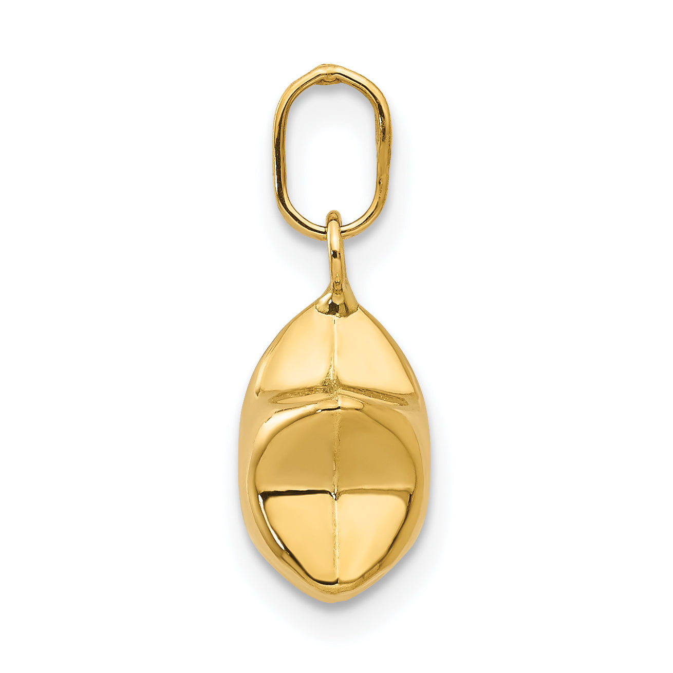 14k Yellow Gold 14k 3D Puffed Star Charm