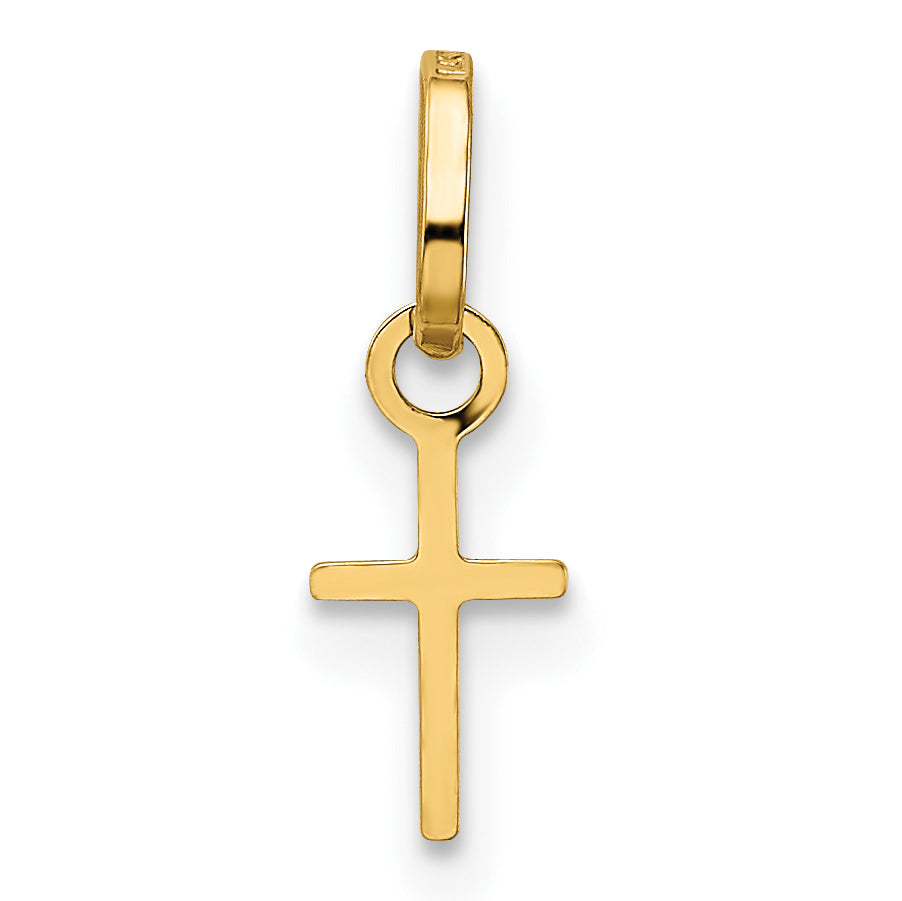 14k Yellow Gold 14k Tiny Cross Charm
