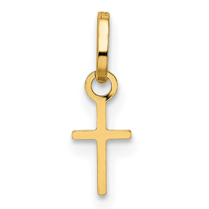 14k Yellow Gold 14k Tiny Cross Charm