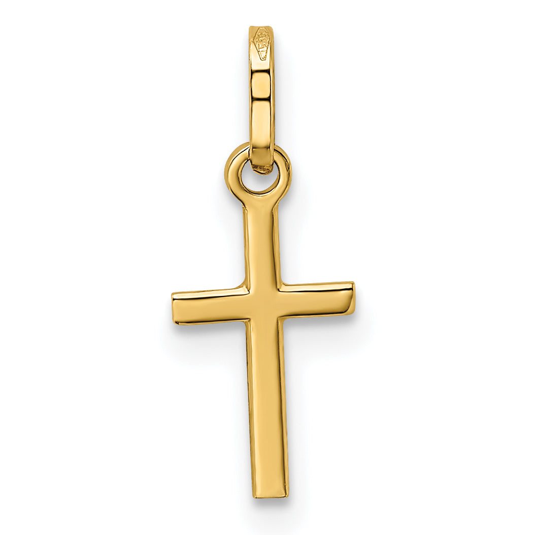 14k Yellow Gold 14k Small Cross Charm