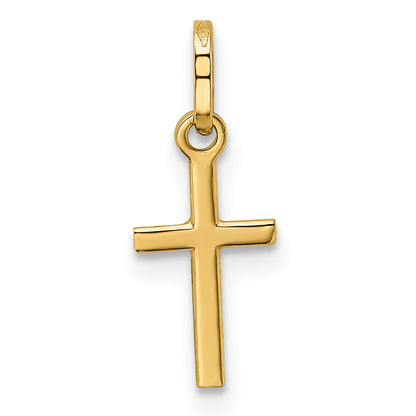 14k Yellow Gold 14k Small Cross Charm