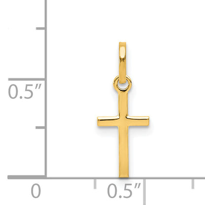 14k Yellow Gold 14k Small Cross Charm